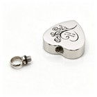 Always In My Heart Cremation Jewelry Keepsake Memorial Ash Urn Holder Necklace
