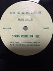 Rare Hess 101 Octane Gasoline Radio Jingles Record Not Truck 