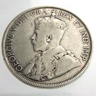 1914 Canada 50 Cents Half Dollar Circulated George V Silver Coin Fifty R632