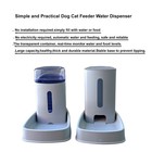 Automatic Dog Cat Feeder And  Water Dispenser Dog Cat Food Bowl And Water Bowl