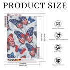 Adult Diamond Painting Kit National Flag Butterfly Pearl Painting 5d Diy Special