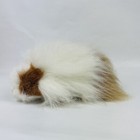 Aurora Fluffy Guinea Pig Plush Stuffed Animal Toy White Brown Realistic Hamster   