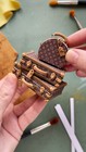 Doll Fashion Bags Suitcases Luggage Set Dollhouse Miniature Scale 1 12 Handmade