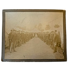 C1898 Us Army Cabinet Card Group Pic Spanish American War 18th Us Infantry Reg 