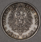 1888 A Prussia German States Silver 5 Mark