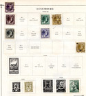 1895   1945 Luxembourg Collection Classic   Liberation Mh   Dues