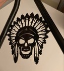 Dean Speed Indian Scout Bobber rogue 2018-2024 Wicked Sissy Bar W chief Emblem