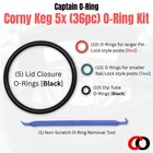  5 Sets  36 Piece  Color Coded Gasket Set For Cornelius O-rings 