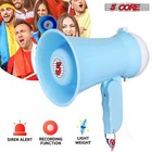 5core Megaphone Bullhorn Speaker 15w Battery Power Bull Horn Siren 400 Yardrange