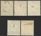 Morocco Agencies 1937-52 Kgvi Part Set To 40c Sg 165 169 Mint  hinged   Cat   45 