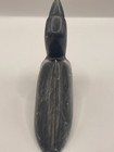 Vintage Inuit Eskimo Soapstone Carving Bird Signed Syllabic Characters 5 5   