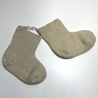 Us Military Extreme Cold Weather Wool Sock Mukluk Boot Liners Size Medium Tan