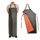 Tonling Thick Rubber Apron  47 2 X 33 5 Inch Waterproof  Long Chemical Resistant