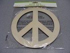 Peace Sign Lot - Wood Symbol  Patch  Shot Glass And Two Wristbands 