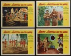 Abbott   Costello Go To Mars 1953 Original 8 Lobby Card Set 11x14 Sci-fi Comedy
