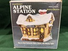 Nos Vtg California Creations Holiday Village Alpine Station W lights Unfinished