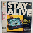 Milton Bradley Stay Alive Vintage Board Game Ultimate Survival Marble 1978 -read