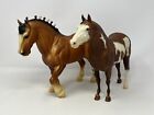 Pair Of Vintage Breyer Horse Figures Equestrian