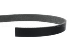 1 2  Black Leather Straps - 13mm Genuine Cowhide Leather Strip 7 15 30 Feet