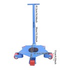 Machinery Mover Dolly 8818lbs Load Capacity 360   Swivel Pu Wheels W  Handle Blue