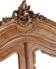 Antique French Louis Xv Walnut Armoire With Original Mirrors