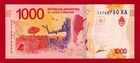 Argentina 1000 1 000 Pesos 2021 - 2022 Unc Note - Sign  Pesce   Massa  p-366d 2 