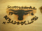 Parada Del Sol 1976 Scottsdale Arizona Cowboy Rodeo Rare Jc s Booster Wood Badge