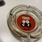 Vintage Imported Panda Beer Glass Ashtray 4 5   diameter Free Shipping-euc