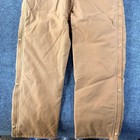 Carhartt X01 Brn Duck Coveralls Mens 48 Reg Brown Quilt Lined Made In Usa Nwt