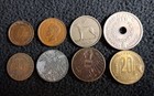 Lot Of 8 Vintage Foreign World Older Coins 1922-1954   095 