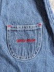 Girls Blue Denim Dungaree Dress Early Days Uk Size 18 - 23 Months