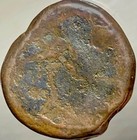 Large Ancient Celtic Iberian Coin Castulo 200bc-151bc Sphinx Oretani People