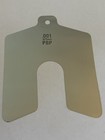 Precision Stainless Slotted Shim 3 x3  Gauge  001 Pbp New