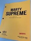 Marty Supreme Screenplay 2025 Rare Final Shooting Script Chalamet Movie Script