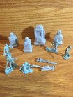 Orig  Old Marx Worker Figures For Gas Service Station Playsets Etc Lot Of 11
