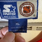 Vintage Detroit Red Wings Starter Nhl Jersey Xl White Red Made In Korea 90s Vtg