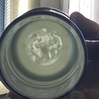 Antique Regimental German Beer Stein mug With Lithophane  1904