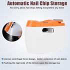 New Smart Electric Nail Clipper Baby Nail File Nail Trimmer Nail Polisher Led