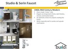 American Standard 2946 sw Arctic Studio 72 h X 32 w Three Panel Shower Wall Set