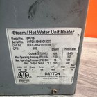 Dayton Hydronic Unit Heater 5pv19 - Wall And Ceiling Water  18 400 Btu hr