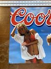 Vintage 1993 Coors Light Beer Poster Sexy Blonde In Bikini Model 39 X 18 Nos