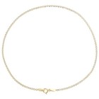 10k Yellow Gold 1 50mm Diamond Cut Solid Anchor Mariner Bracelet   Anklet 9 -10 