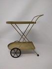 Display Size Gold Metal Cart 10x9 Inches Bar Cart Tier Tray-wheels Does Not Roll