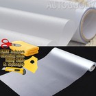 Frosted Glass Film Static Cling Office Bedroom Bathroom Home Window Tint White