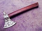 Custom Handmade Forged Carbon Steel Axe Hatchet Tomahawk Viking Tactical Axe 443