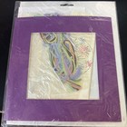 Bucilla 1994 Silk Ribbon Embroidery Flower Of The Month Kit September Aster 8x8