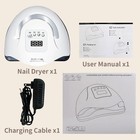 Uv Led Nail Lamp 180w Dryer Gel Polish Light Manicure Salon Curing Sun X7 Max Us