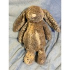 Jellycat London Bashful Woodland Bunny Brown Mottled Plush Stuffed Animal Bunny