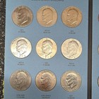 Eisenhower-anthony Dollars Collection Whitman Folder Album Set 1971-1981 