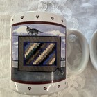 Vtg 1988 Vandor Cat Mugs Set Of 2  Lowell Herrero Illustrated Ceramic Cups